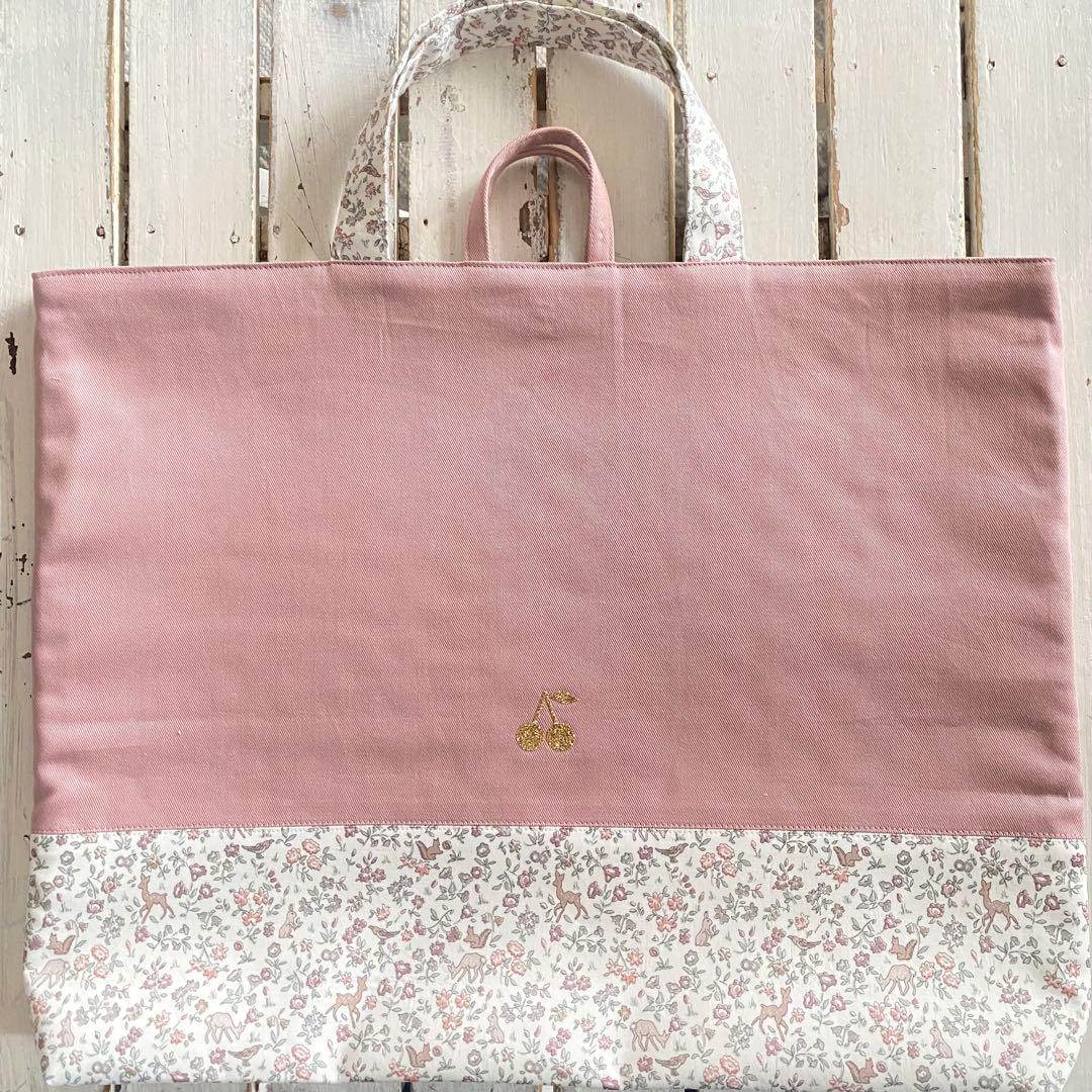 ゆう様⭐︎リバティプリント使用×さくらんぼワッペン入園入学アイテム確認ページ