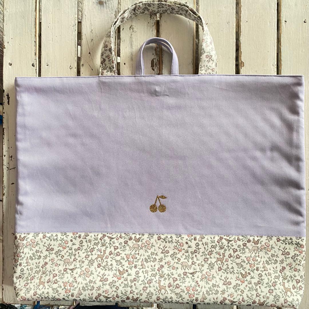 ゆう様⭐︎リバティプリント使用×さくらんぼワッペン入園入学アイテム確認ページ