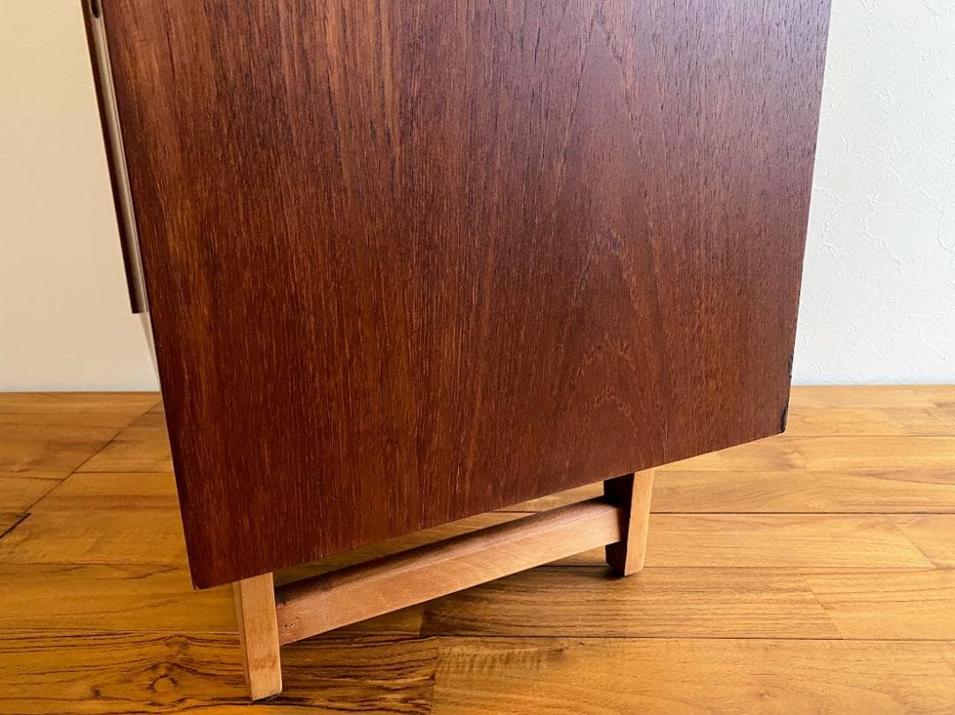 1960s ヴィンテージ イギリス チーク レコードキャビネット仕上済