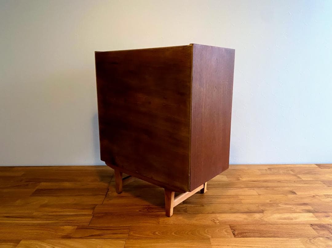 1960s ヴィンテージ イギリス チーク レコードキャビネット仕上済