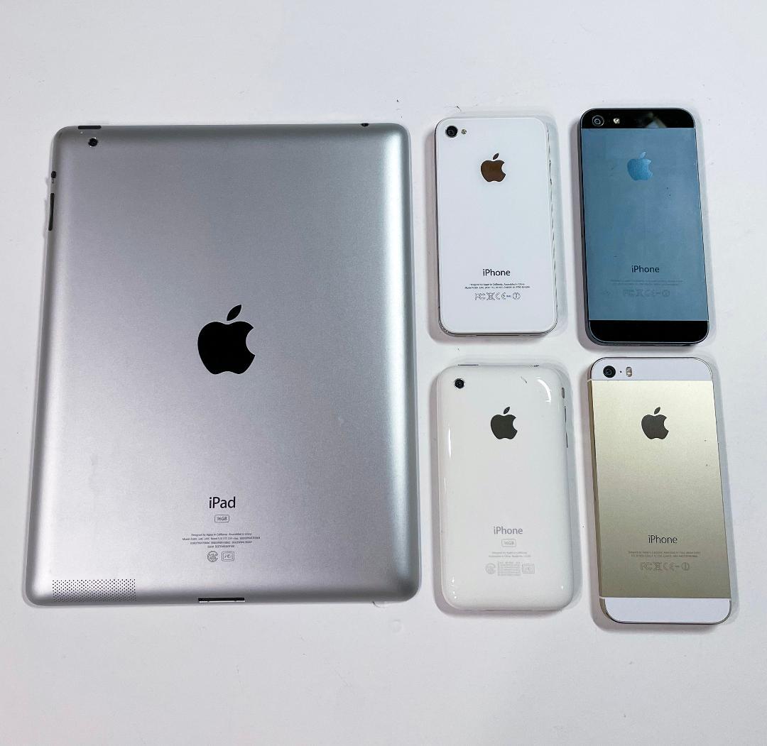 5個セット・iPhone5s・iPhone5・iPhone4・iPad2