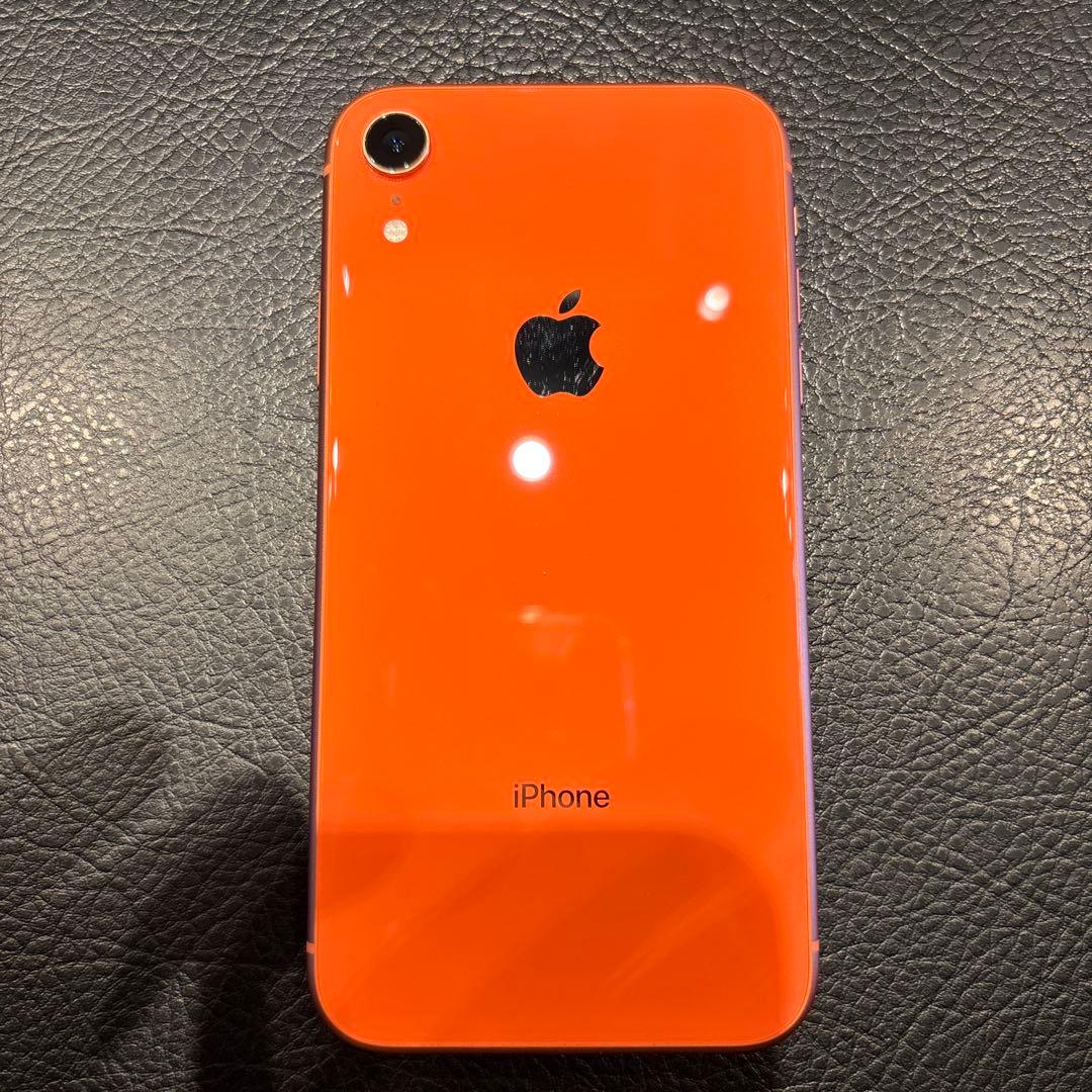 iPhone XR コーラル　128GB バッテリー容量79%