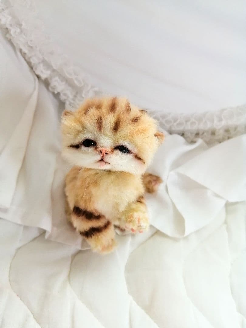 サリー様御予約❤️スナネコベビー♡子猫ちゃん♡アートドール♡かご付き❤️