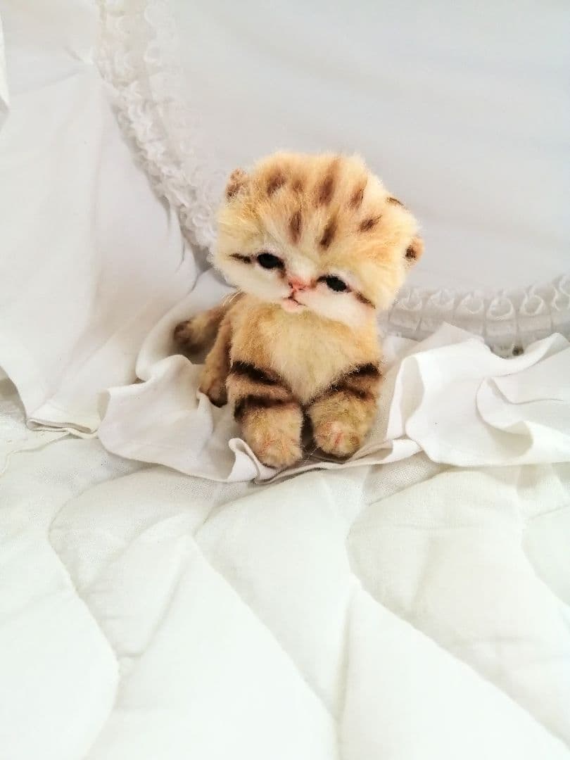 サリー様御予約❤️スナネコベビー♡子猫ちゃん♡アートドール♡かご付き❤️