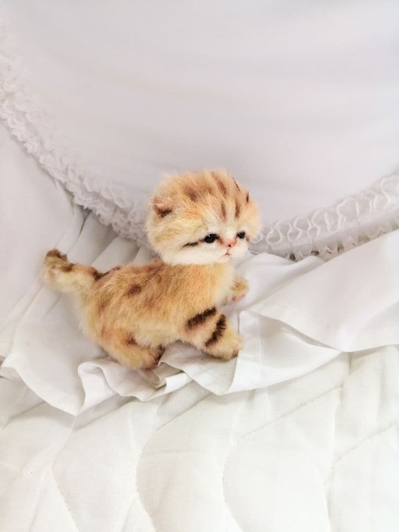 サリー様御予約❤️スナネコベビー♡子猫ちゃん♡アートドール♡かご付き❤️