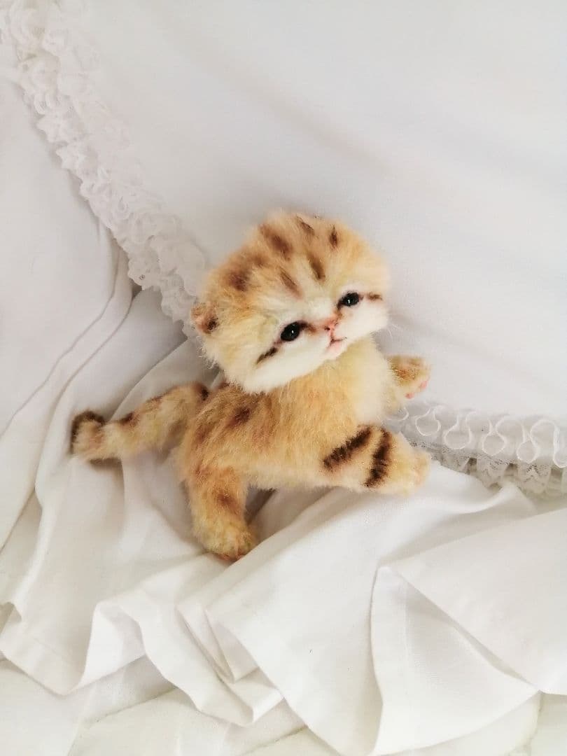 サリー様御予約❤️スナネコベビー♡子猫ちゃん♡アートドール♡かご付き❤️