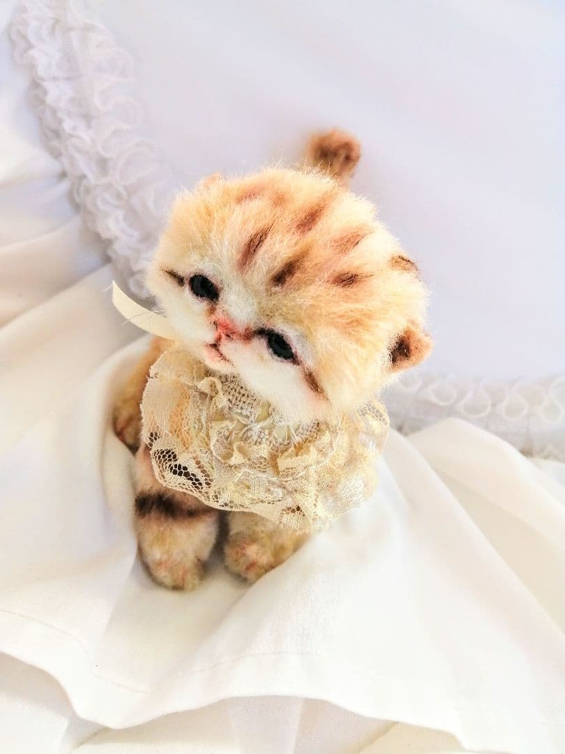 サリー様御予約❤️スナネコベビー♡子猫ちゃん♡アートドール♡かご付き❤️