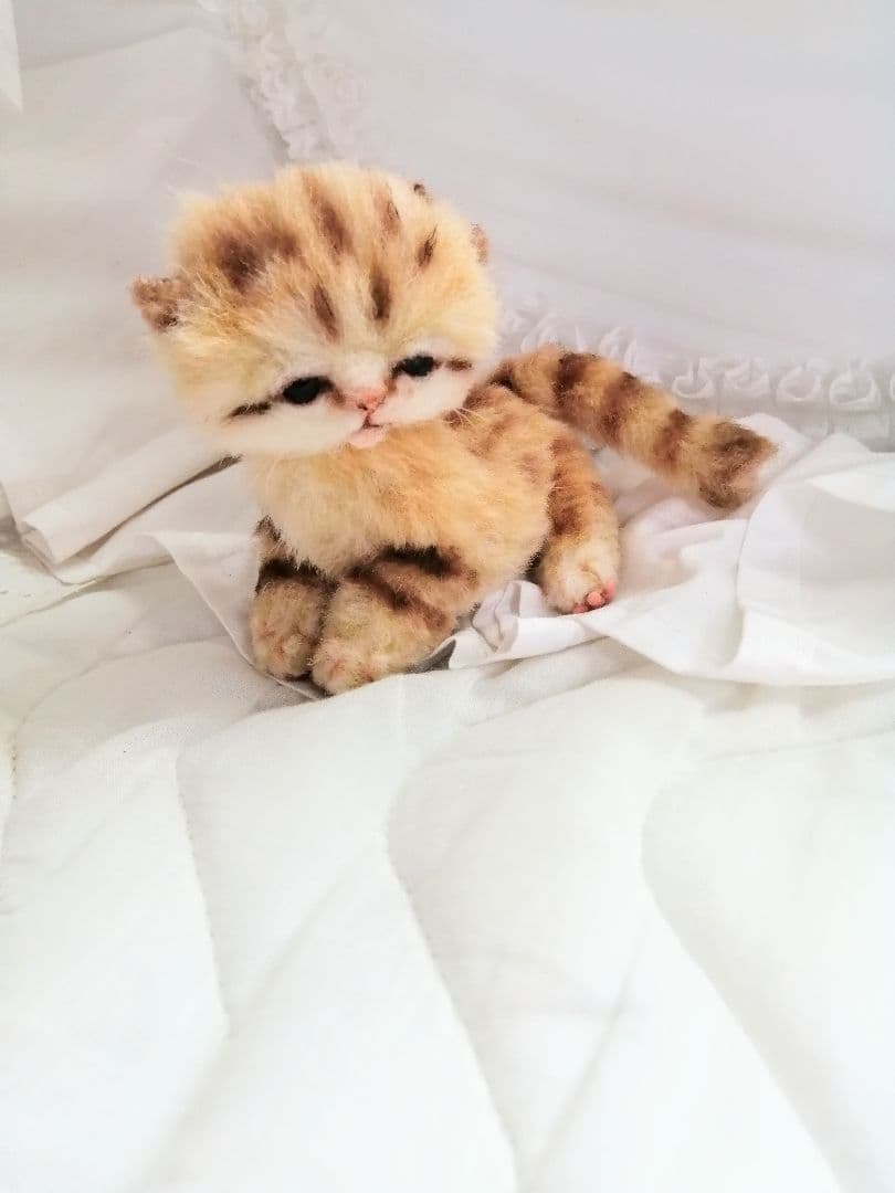 サリー様御予約❤️スナネコベビー♡子猫ちゃん♡アートドール♡かご付き❤️