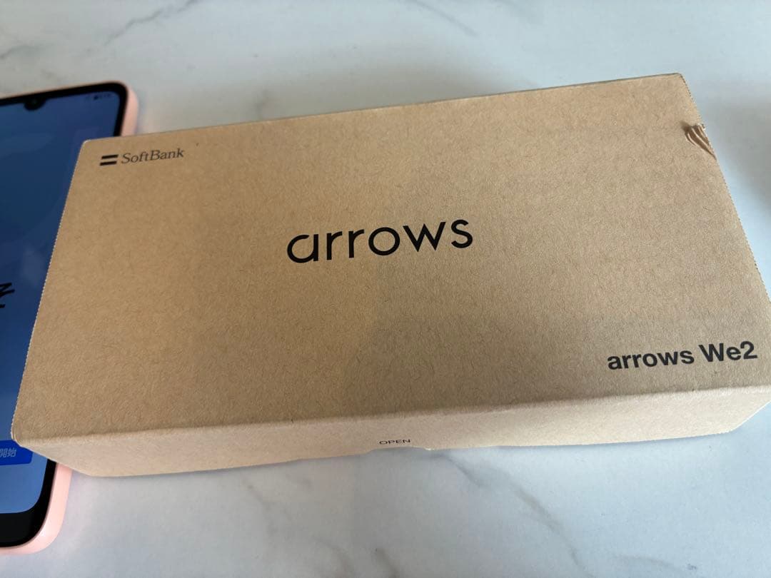 arrows We2 ライトオレンジ 本体 取扱説明書付き