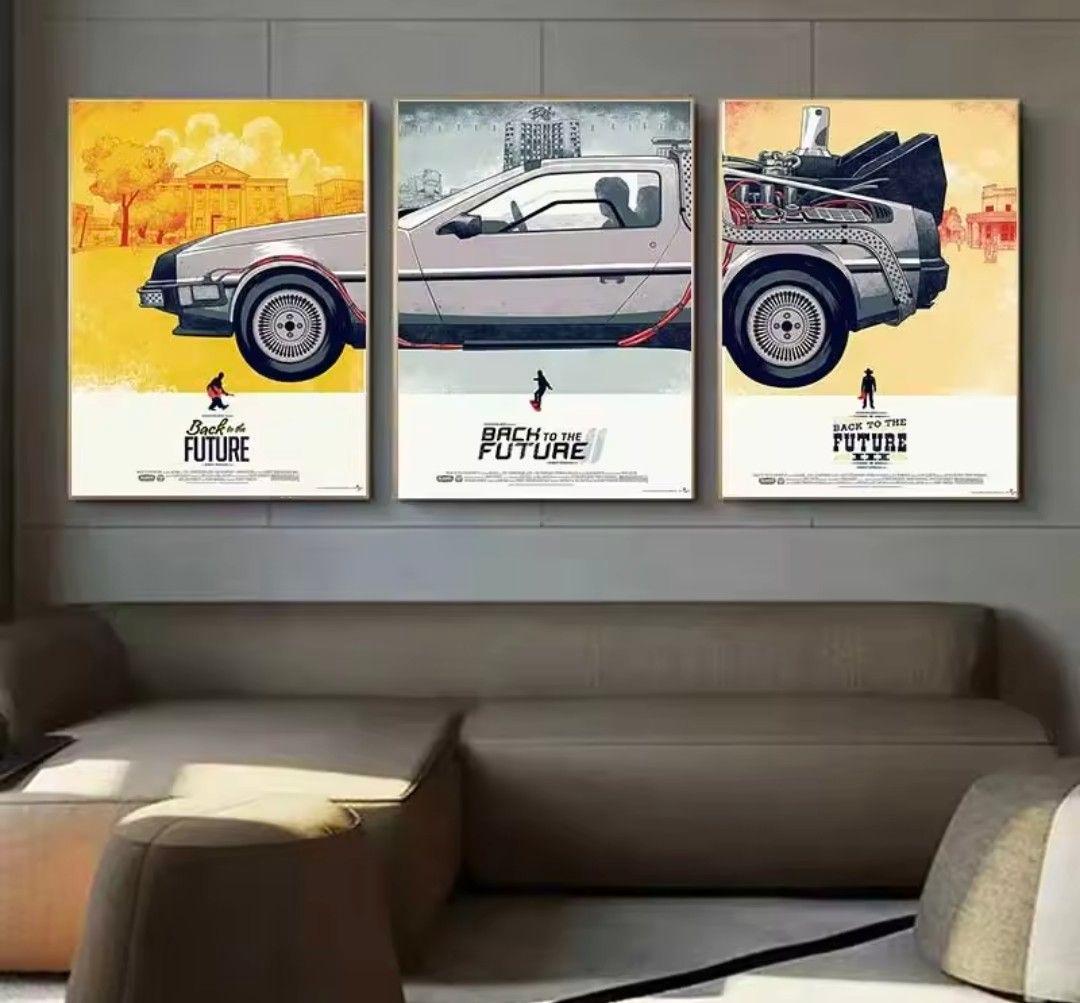 【3枚セット】B2_バック・トゥ・ザ・フューチャー　ポスター