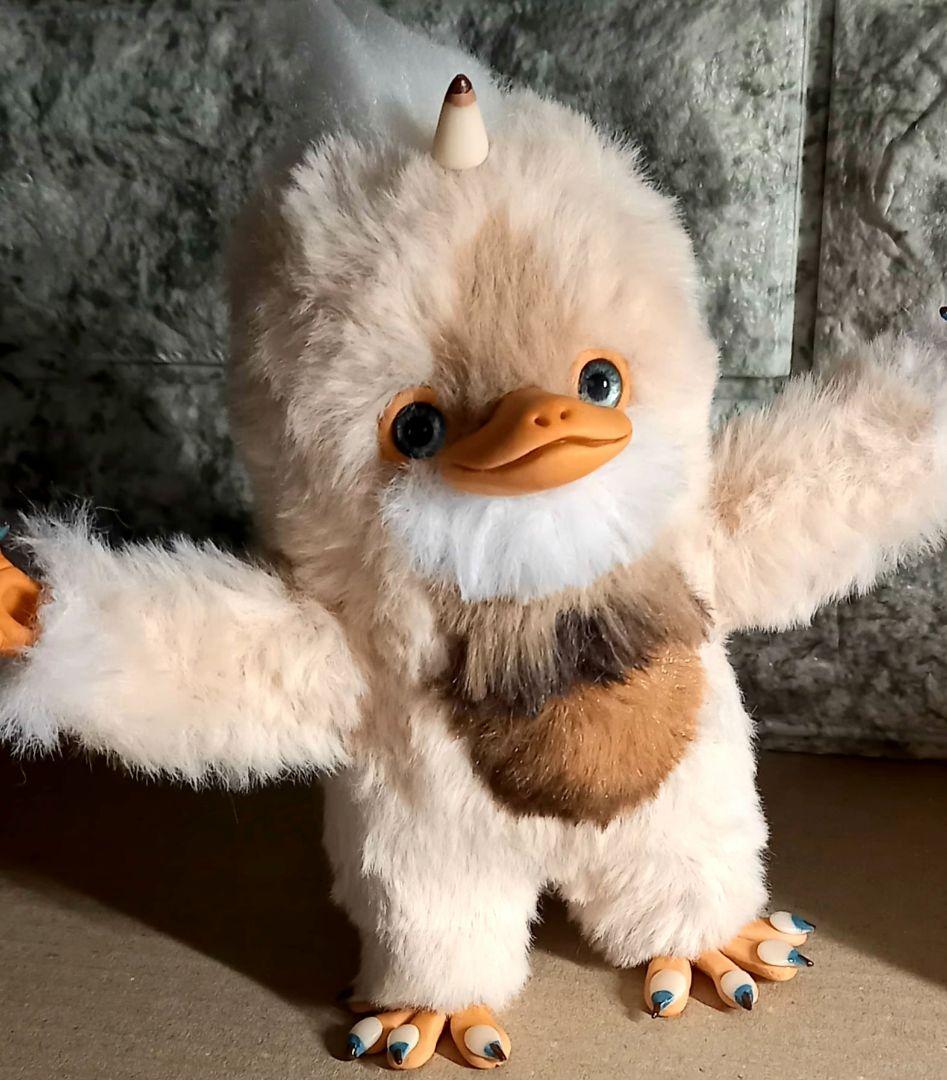 ハンドメイド・可動もぐベビモンさんのお人形・アートドール・ぬいぐるみ・創作ドール