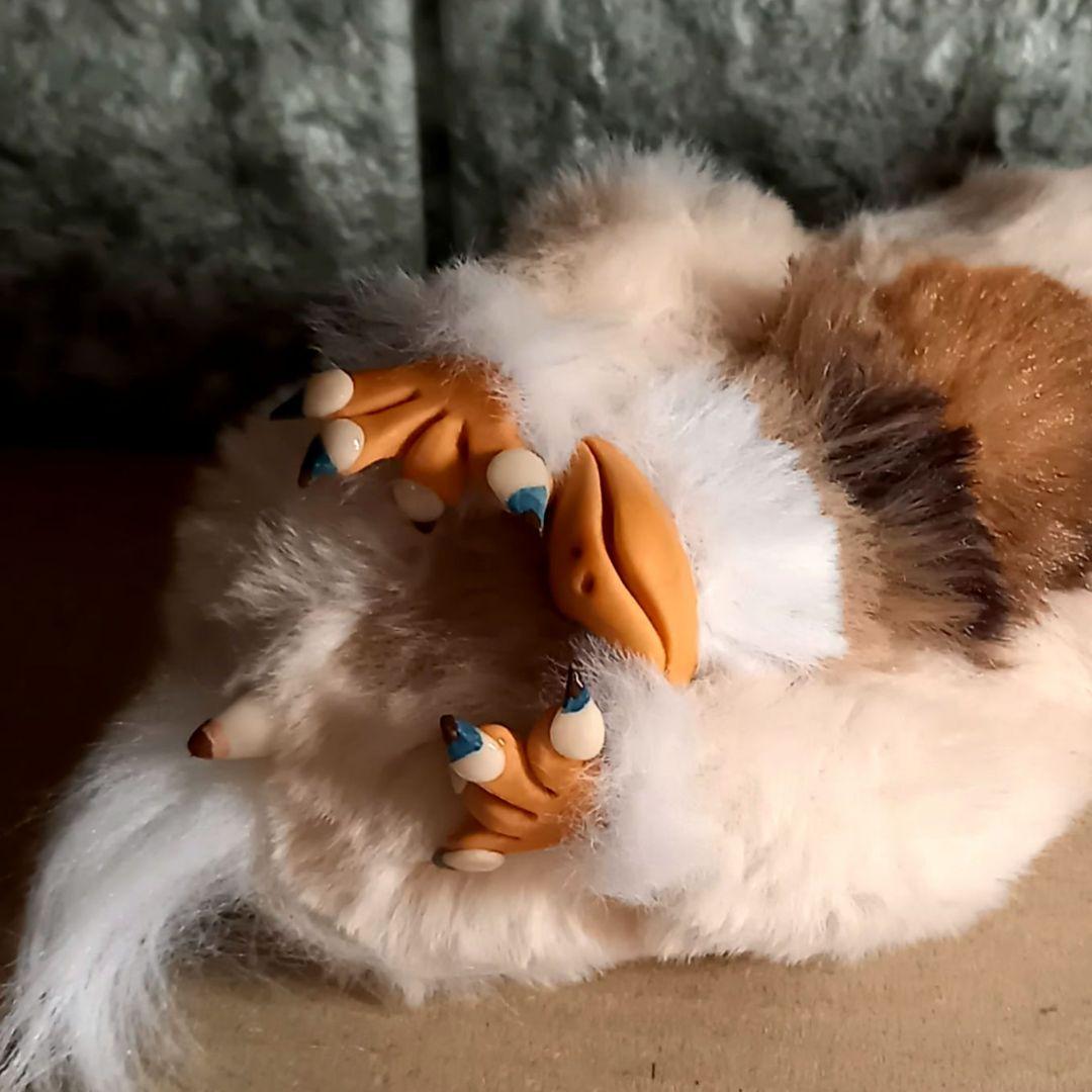 ハンドメイド・可動もぐベビモンさんのお人形・アートドール・ぬいぐるみ・創作ドール