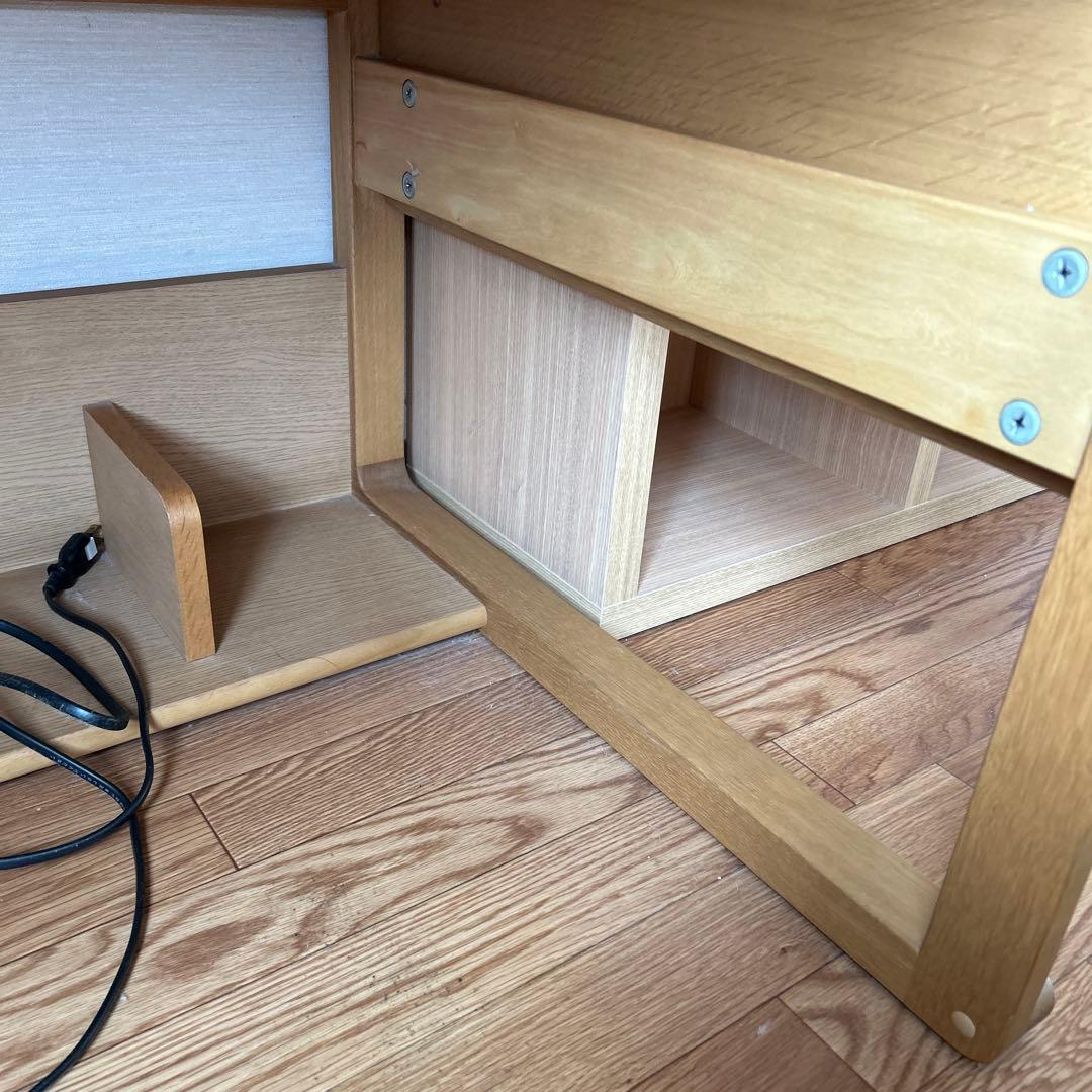 ベネッセカリモク　学習机　引き出し付きデスク