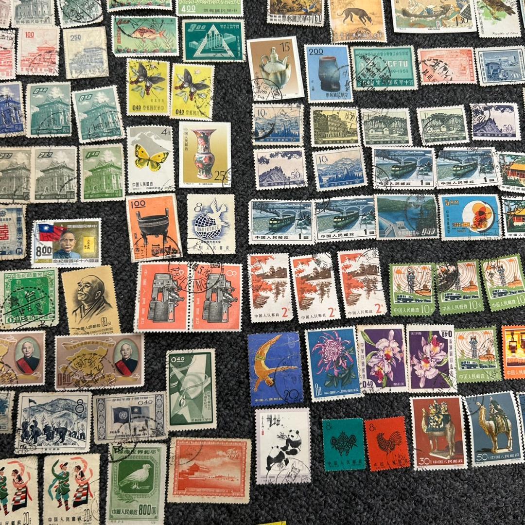 中国切手 大量まとめ 約300枚 小型シート含む まとめ2