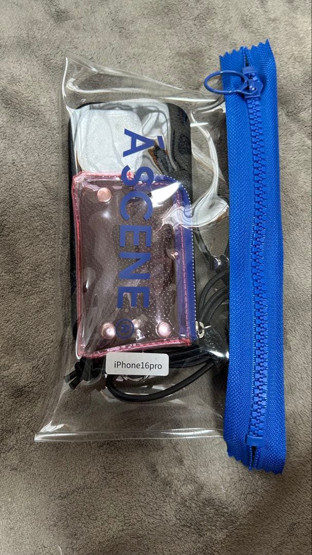 ajew B&C PVC case iPhone16Pro ブラック　black