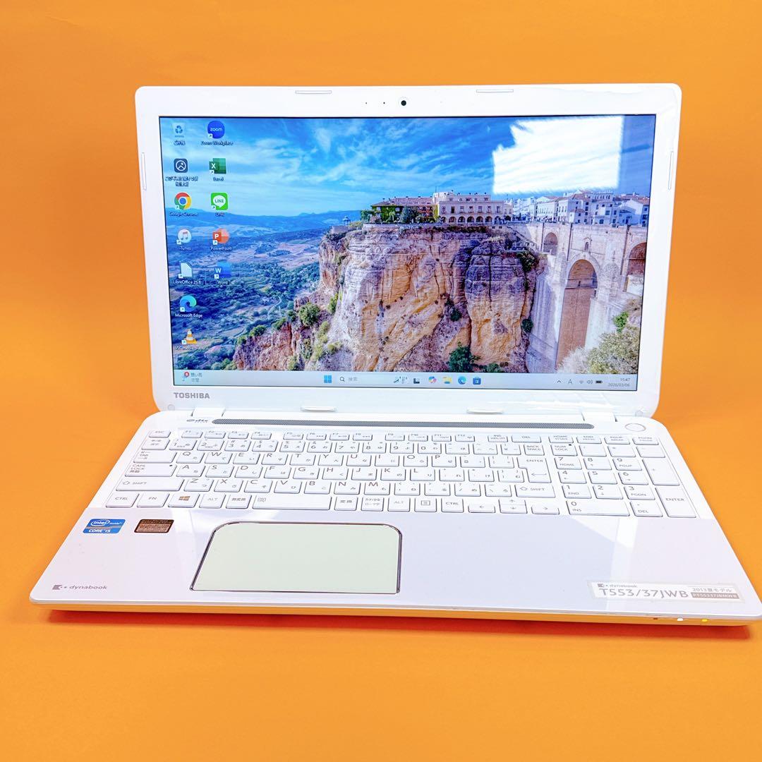 新品SSD⭐️i5⭐️16GB⭐️windows11ノートパソコン オフィス付カメラ