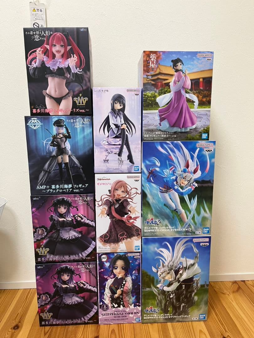 ウマ娘&薬屋&着せ恋&しのぶ&ほむら&アイマス　プライズフィギュア10体セット