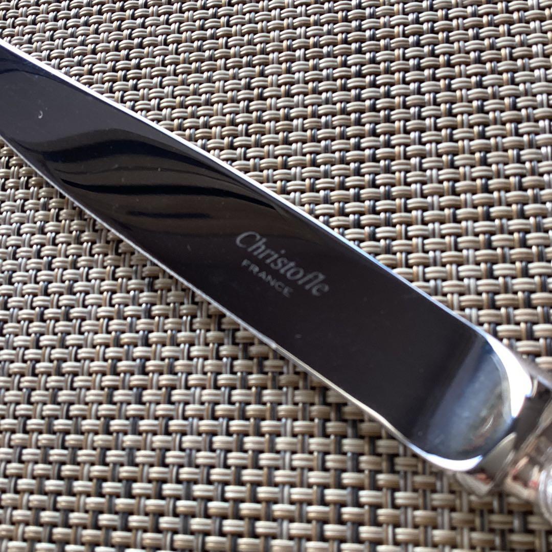 《CHRISTOFLE MARLY》アフタヌーンティー用シルバーナイフ＆フォーク