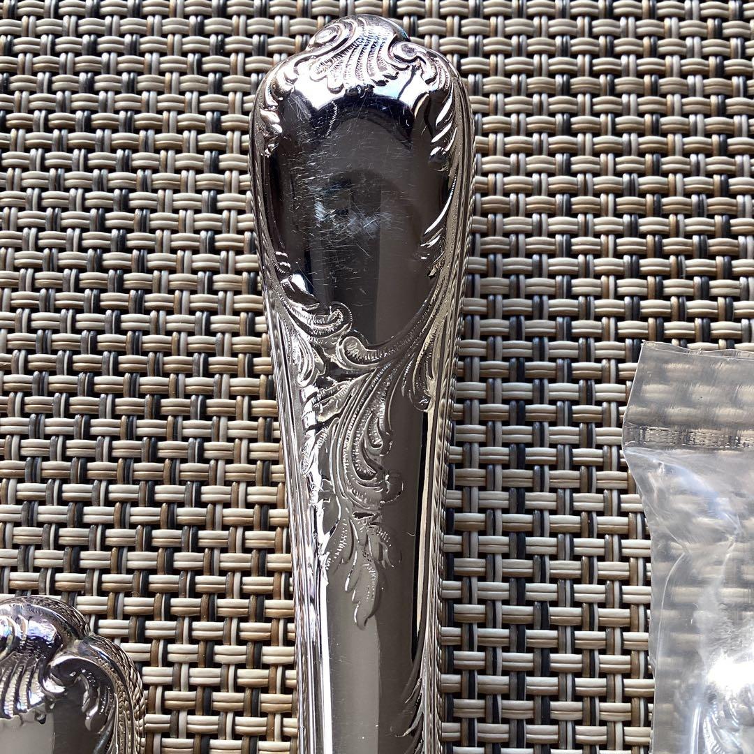 《CHRISTOFLE MARLY》アフタヌーンティー用シルバーナイフ＆フォーク