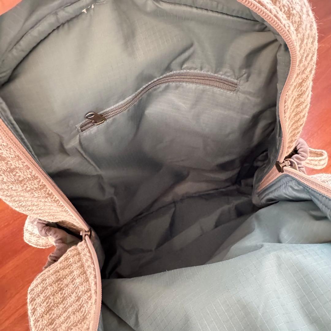 ヘンプリュック　hempTHAI ハンドメイドバック