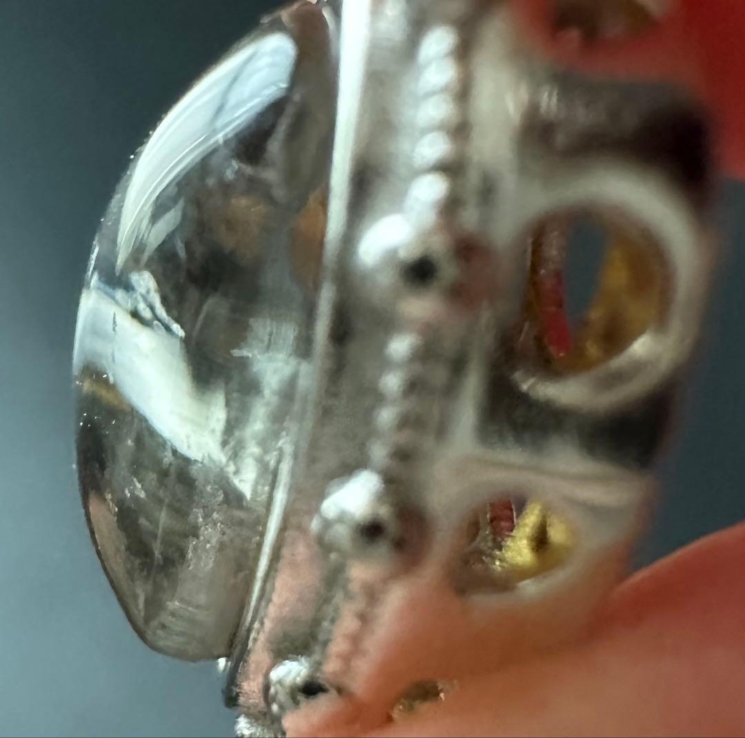 ★パラサイト隕石 s925 ハート★ネックレス ペンダントトップ パワー パーツ