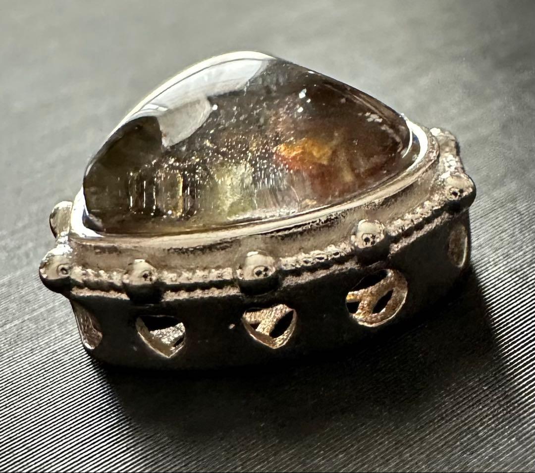 ★パラサイト隕石 s925 ハート★ネックレス ペンダントトップ パワー パーツ