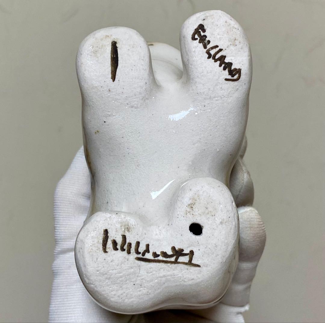 サイズ1　ウィンスタンレイキャット　ケンジントンキャット　小首傾げ猫　貫入無し