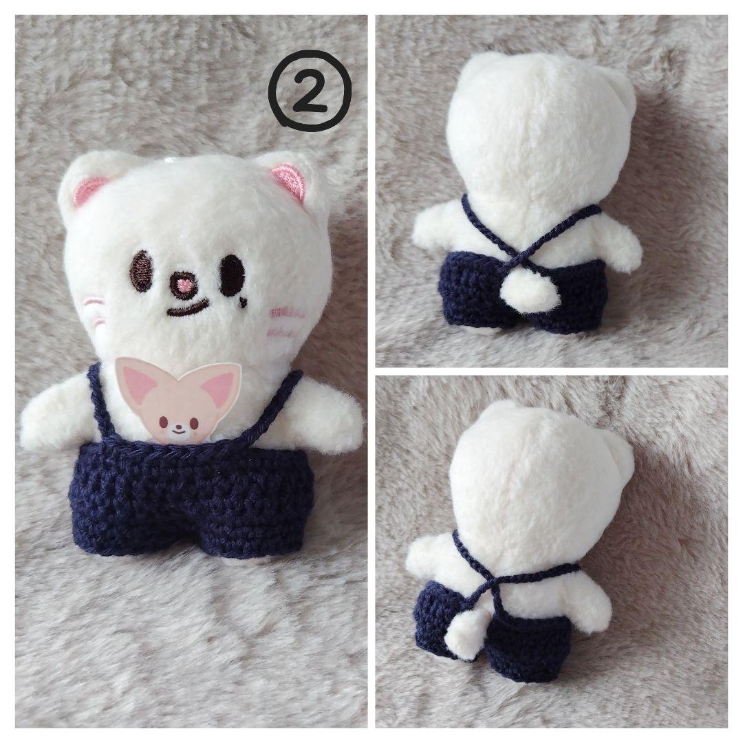 skzoo10cmぬい服 てぃむページジニレットBKお花