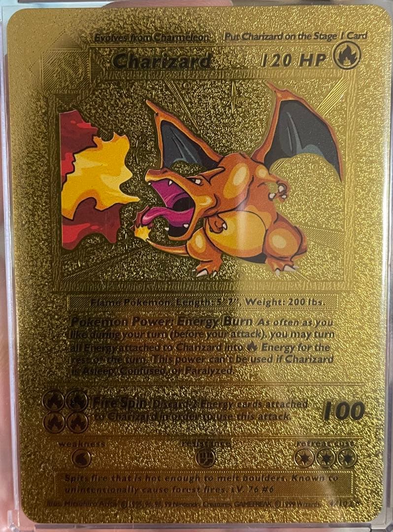 ゴールド Charizard ポケモンカード 120HP