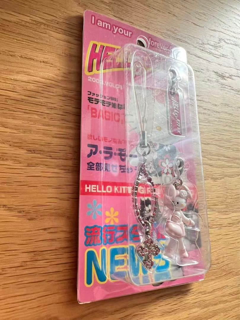 GIRLS！ ハローキティ ラインストーンストラップ 2003年