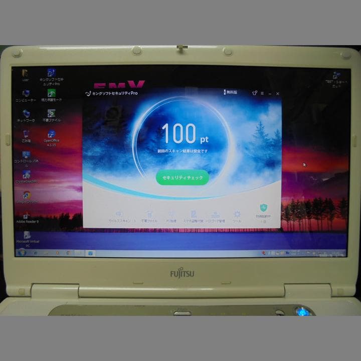 fujitsu BIBLO　AMD ／SSD／4GB／15.6／Win7