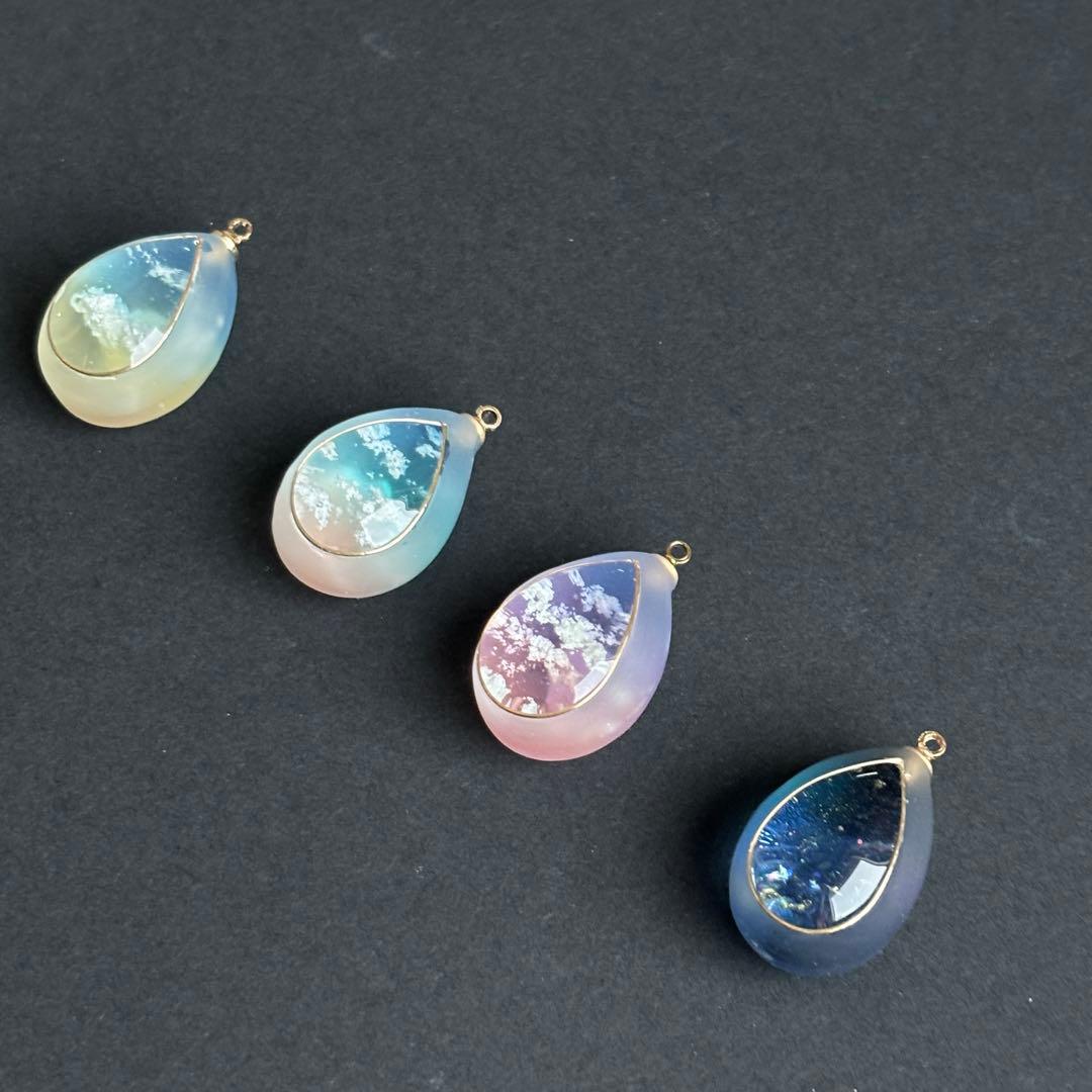 536彩空(いろそら)　雲レジン⭐︎空レジン⭐︎レジンアクセサリー