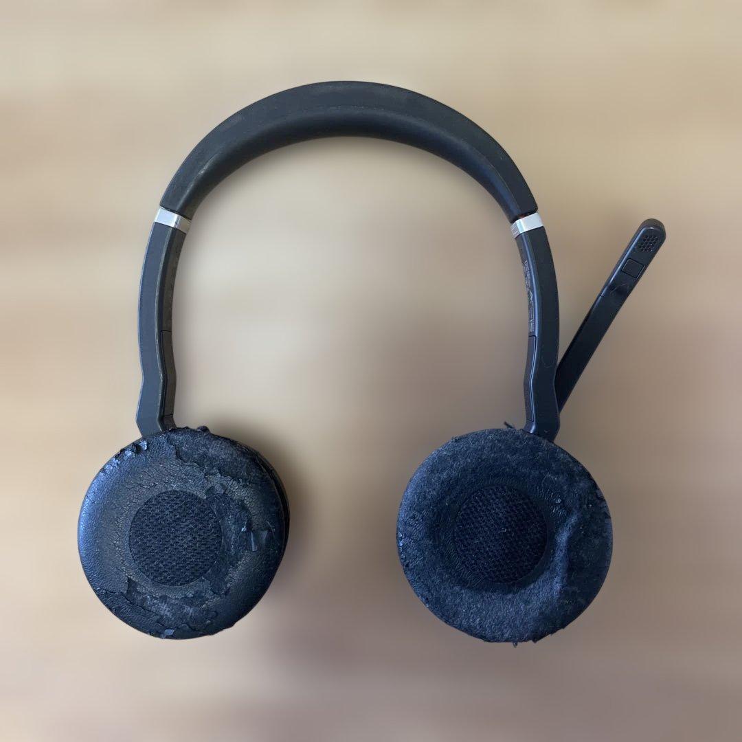 Jabra Evolve75ワイヤレスヘッドセット/充電スタンド/ケース付