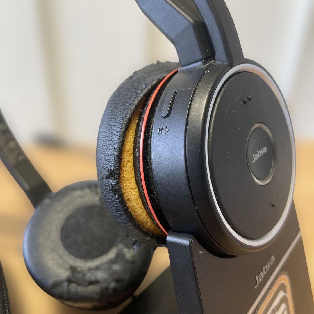 Jabra Evolve75ワイヤレスヘッドセット/充電スタンド/ケース付