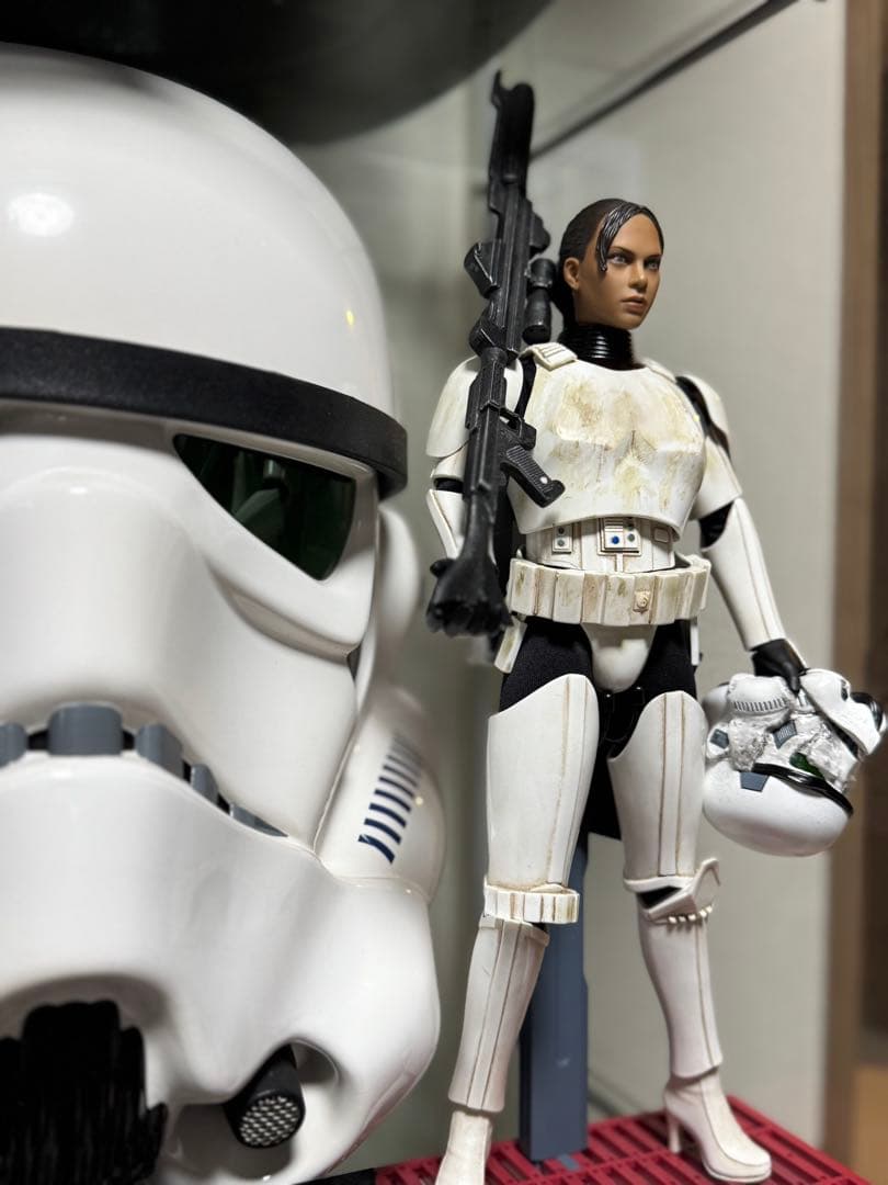 1/6 カスタム 女性　ストームトルーパー ホットトイズ シェバ・アローマヘッド