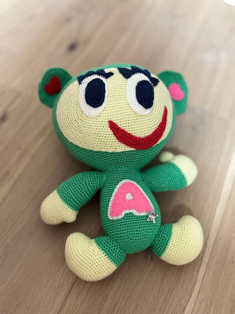 エンジェルブルー ナカムラくん ぬいぐるみ 編みぐるみ 新品 グリーン 緑 レア