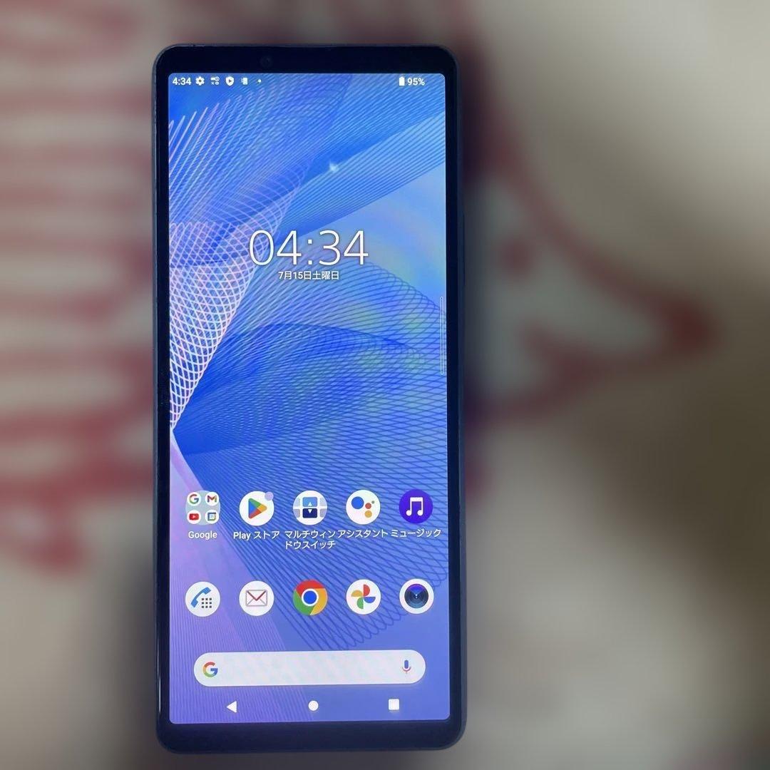 SONY SO-52B 青色 スマートフォン 本体