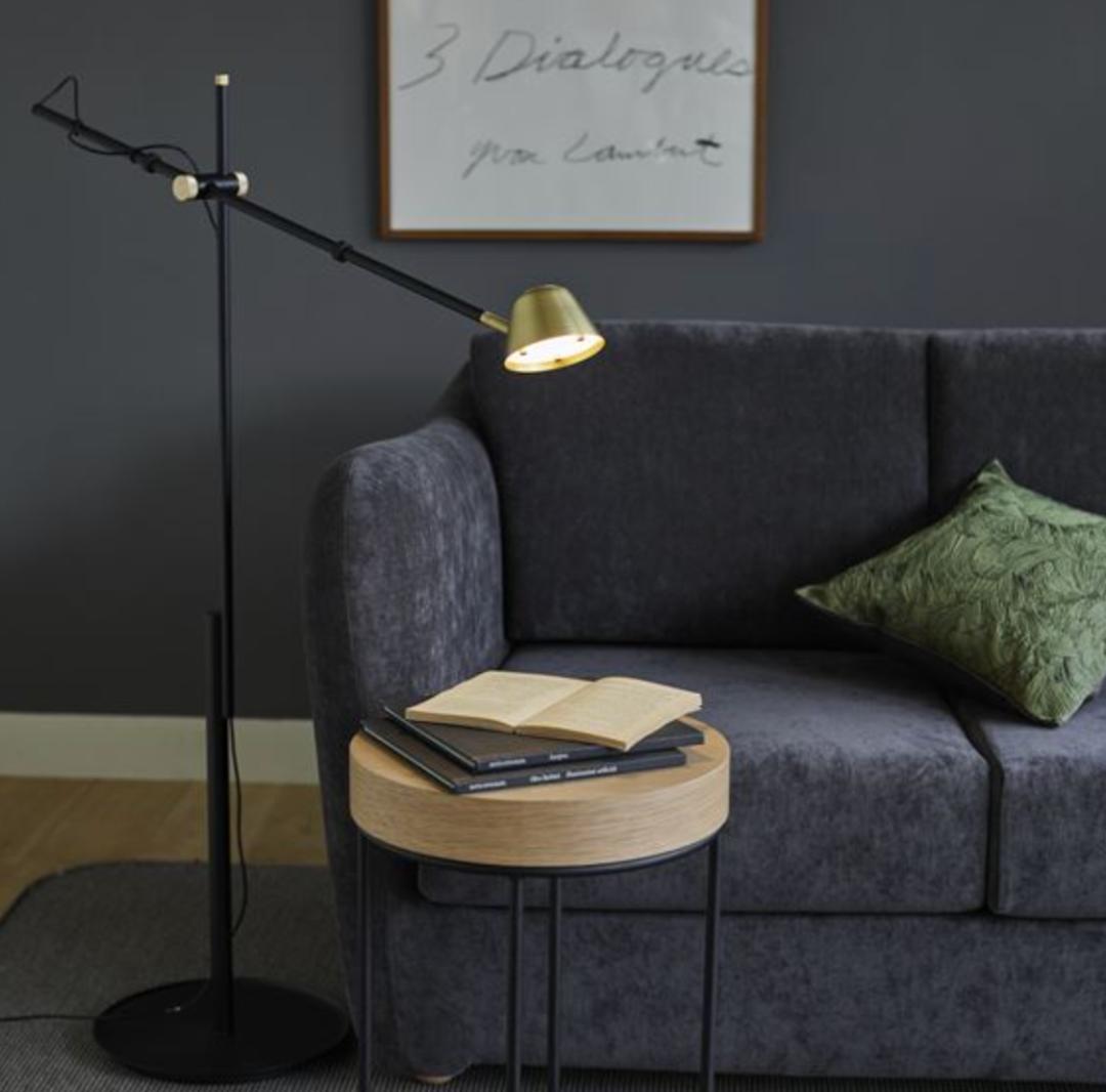 イデー IDEE CAMPANA FLOOR ARM LAMP Brass