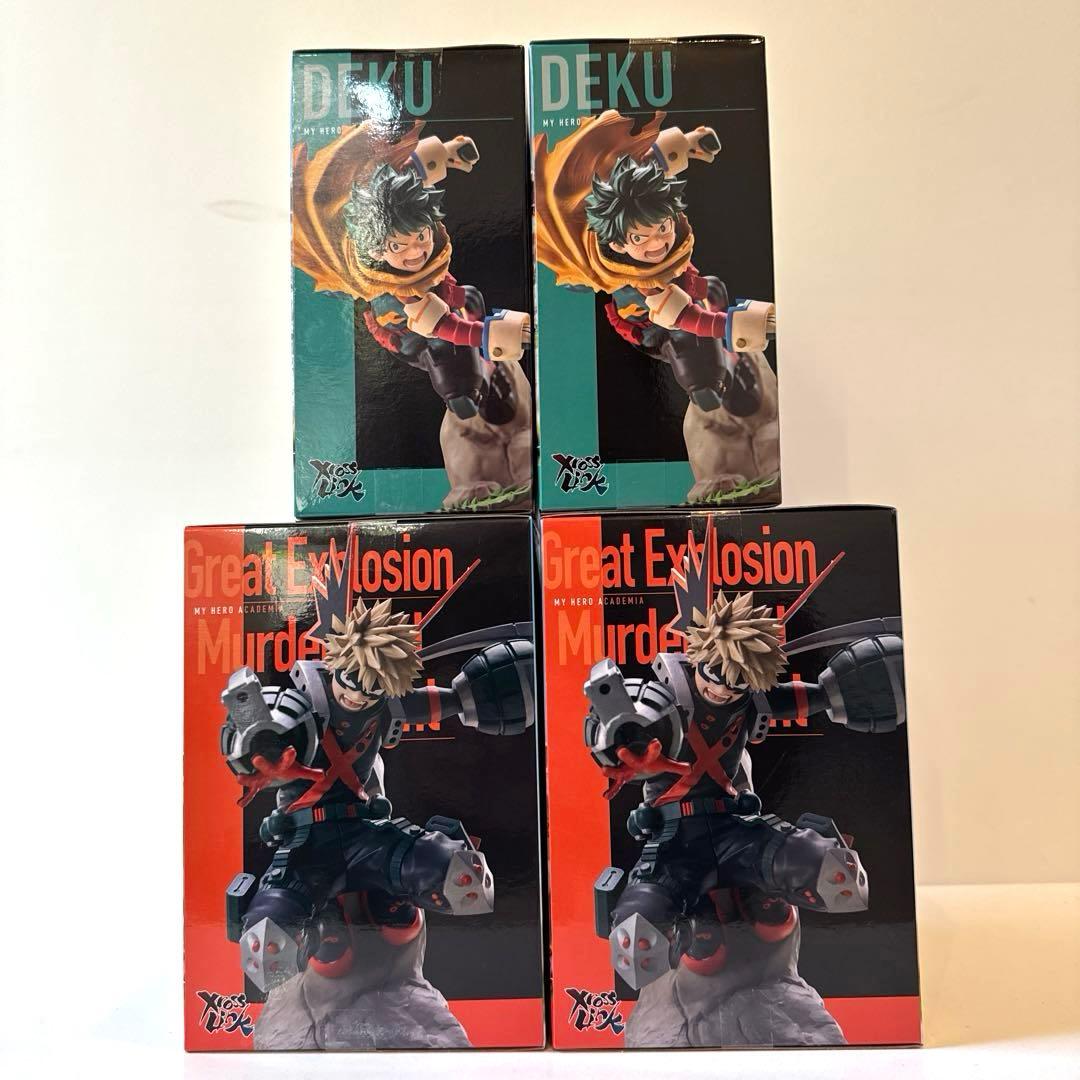 ヒロアカ XrossLink フィギュア 緑谷出久 爆豪勝己　(×4点)