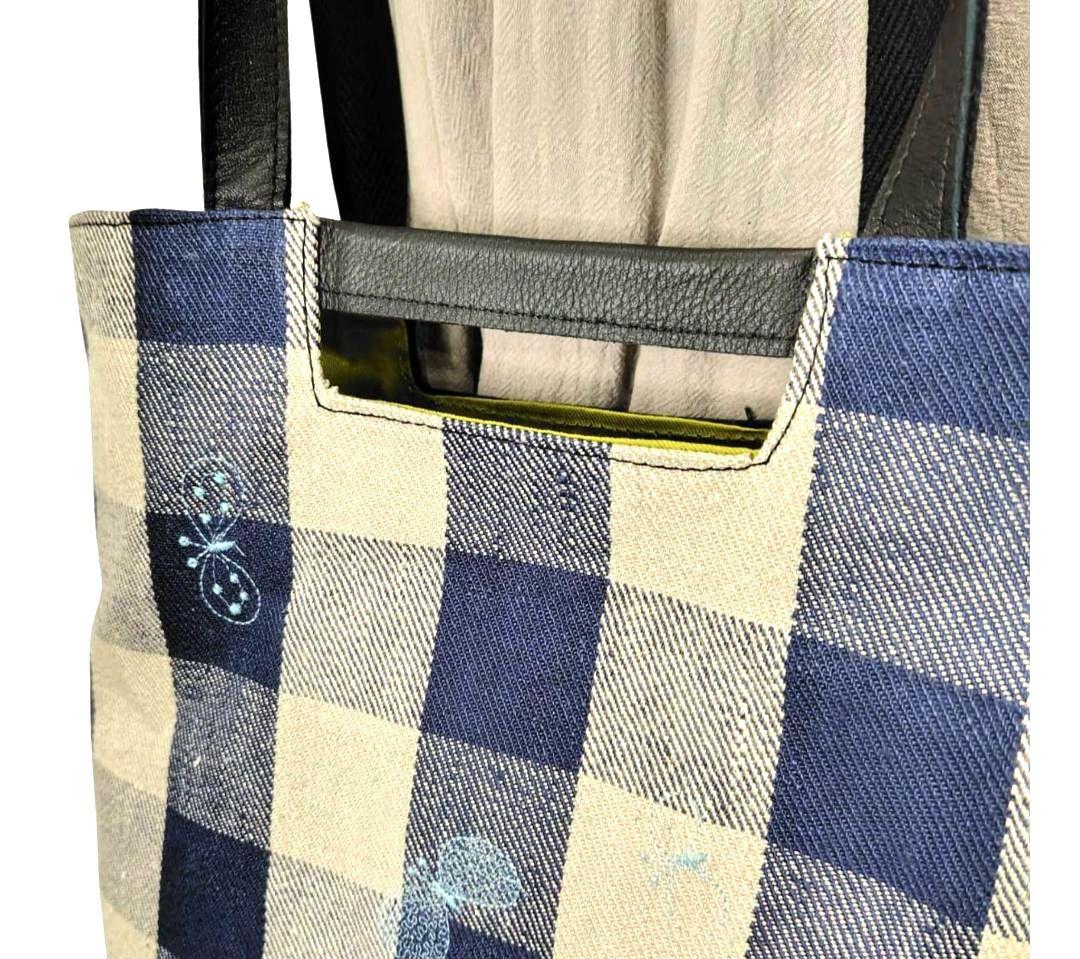 【専用】/ちょうちょ×ゴッホカケラパッチWフェイス/A4ショルダートートマ