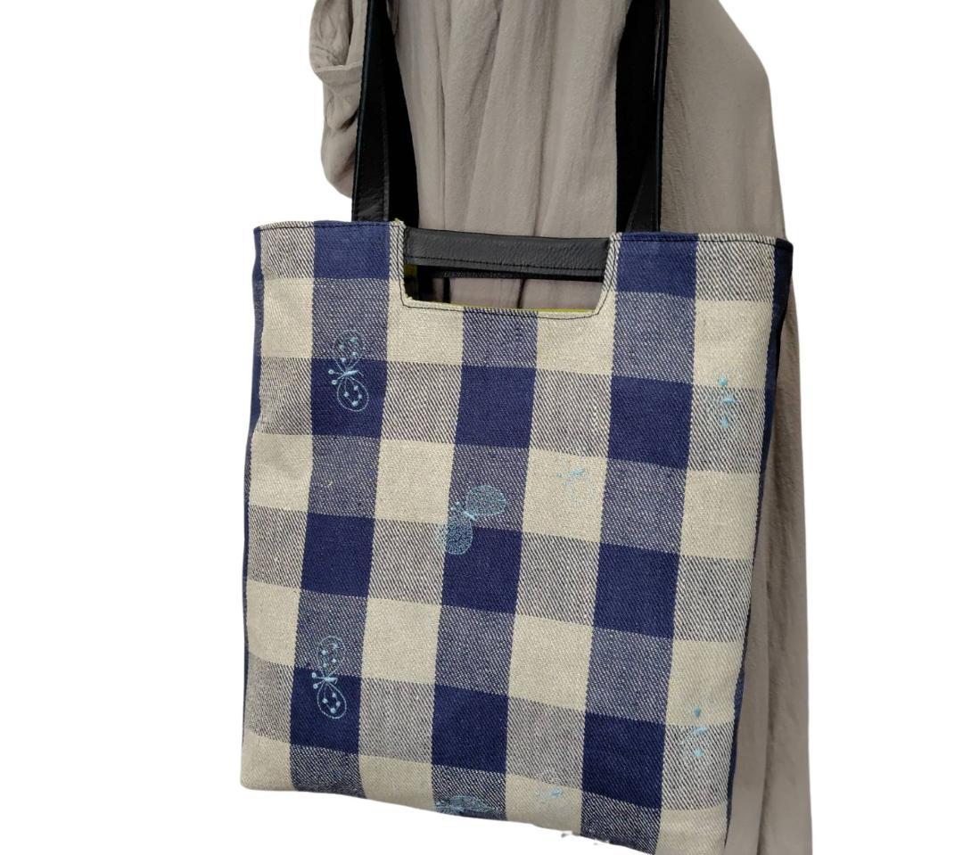 【専用】/ちょうちょ×ゴッホカケラパッチWフェイス/A4ショルダートートマ