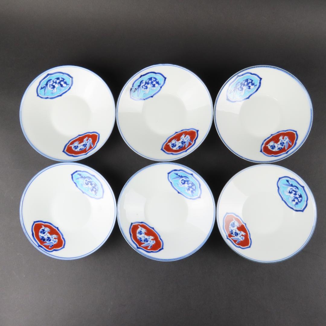 328 宮内省御用達 有田焼 香蘭社 うさぎ兎文様 菓子器 無傷/深川製古伊万里