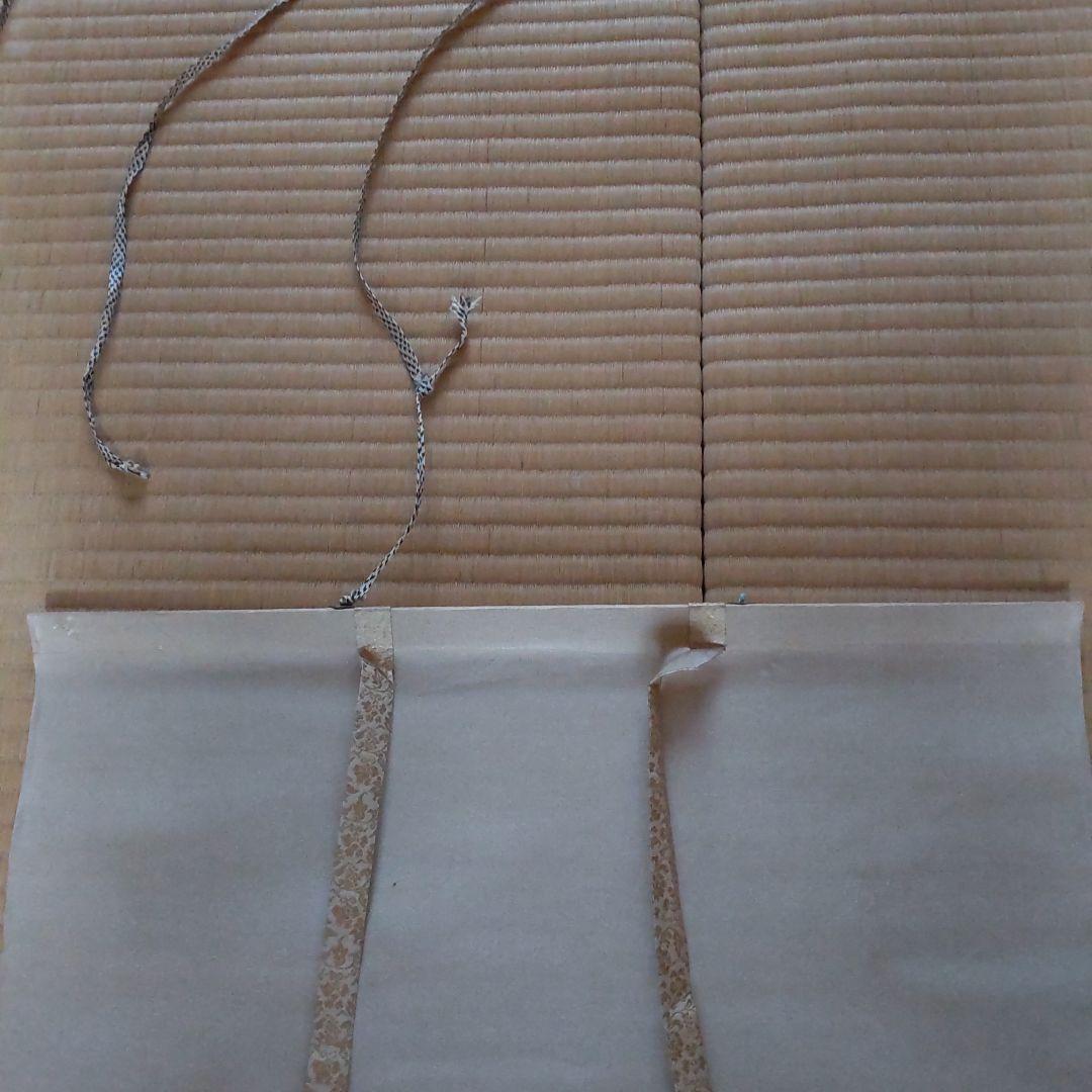 掛け軸　川崎小虎？　笹に叭々鳥　　ばらに雀　秋の月　3本