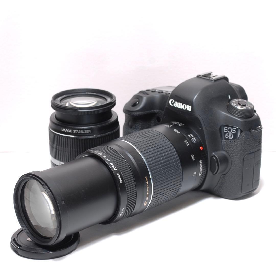 ハイアマチュアに❤Canon EOS 6D❤フルサイズ一眼レフ❤ダブルレンズ❤