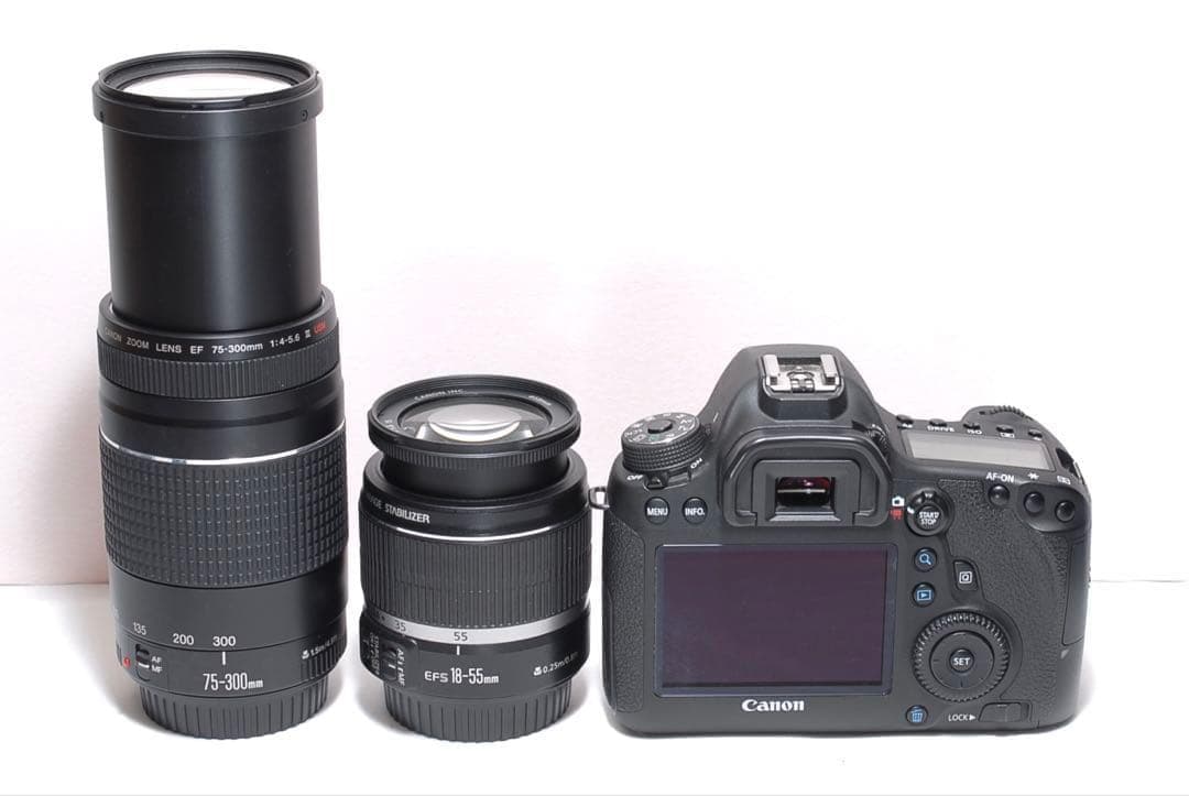 ハイアマチュアに❤Canon EOS 6D❤フルサイズ一眼レフ❤ダブルレンズ❤