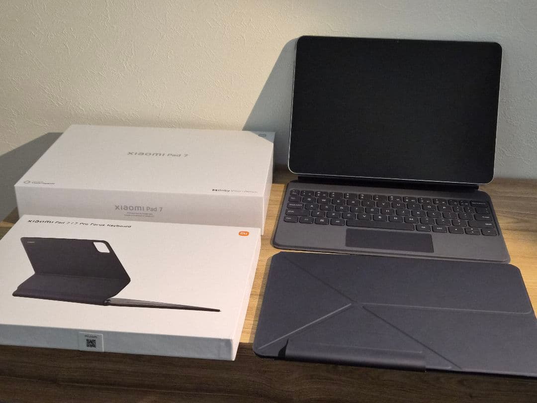 Xiaomi Pad 7 8G/256GB/キーボードカバー＆純正カバーセット