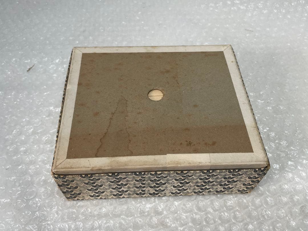 【未使用】竹盛堂製 固形墨「幽光」 書家用 桐箱入 5本セット 書道具 当時物