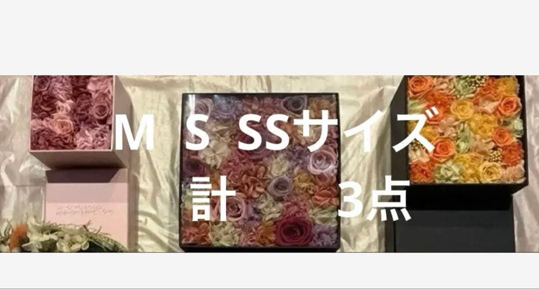 nicolaï bergmann プリザーブドフラワー　 サイズ違い3個