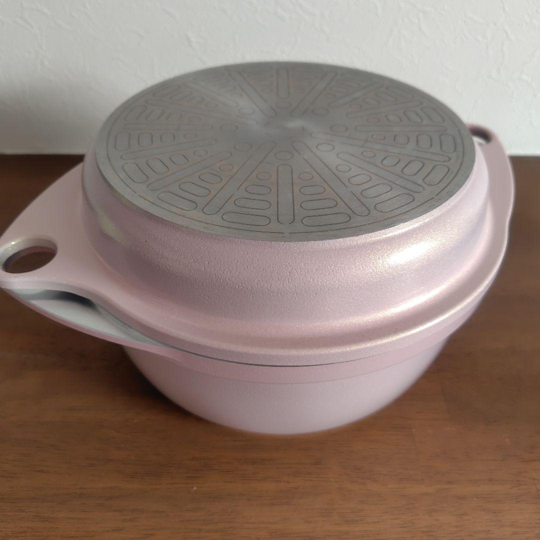 美品　ワイドオーブン　ピンク　アサヒ軽金属