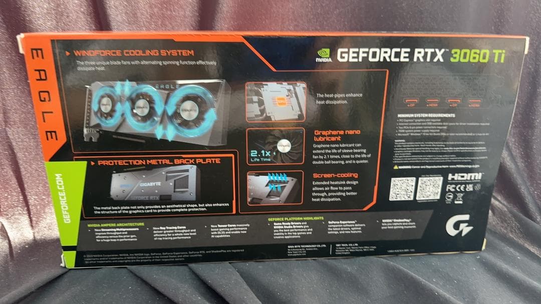 グラフィックボード・グラボ・ビデオカード GIGABYTE GEFORCE  RTX 3060TI